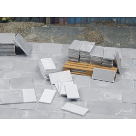 Juweela Betontegel 25x50 Licht Grijs 140 stuks